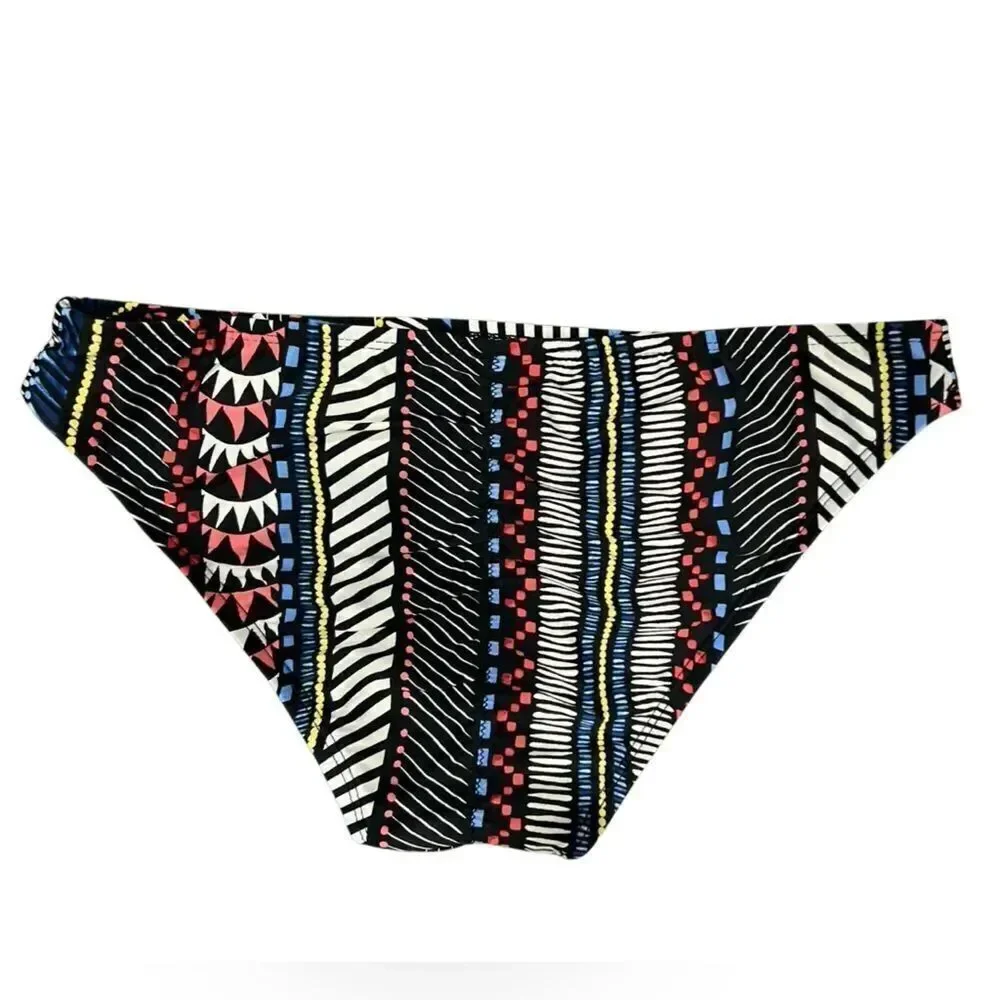 Bar III Two Piece Bikini Swimsuit Set abstract boho Size top XS bottoms S